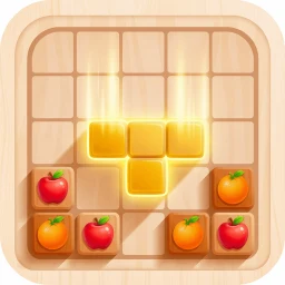 Ikon Fruity Blocks: Puzzle Kayu